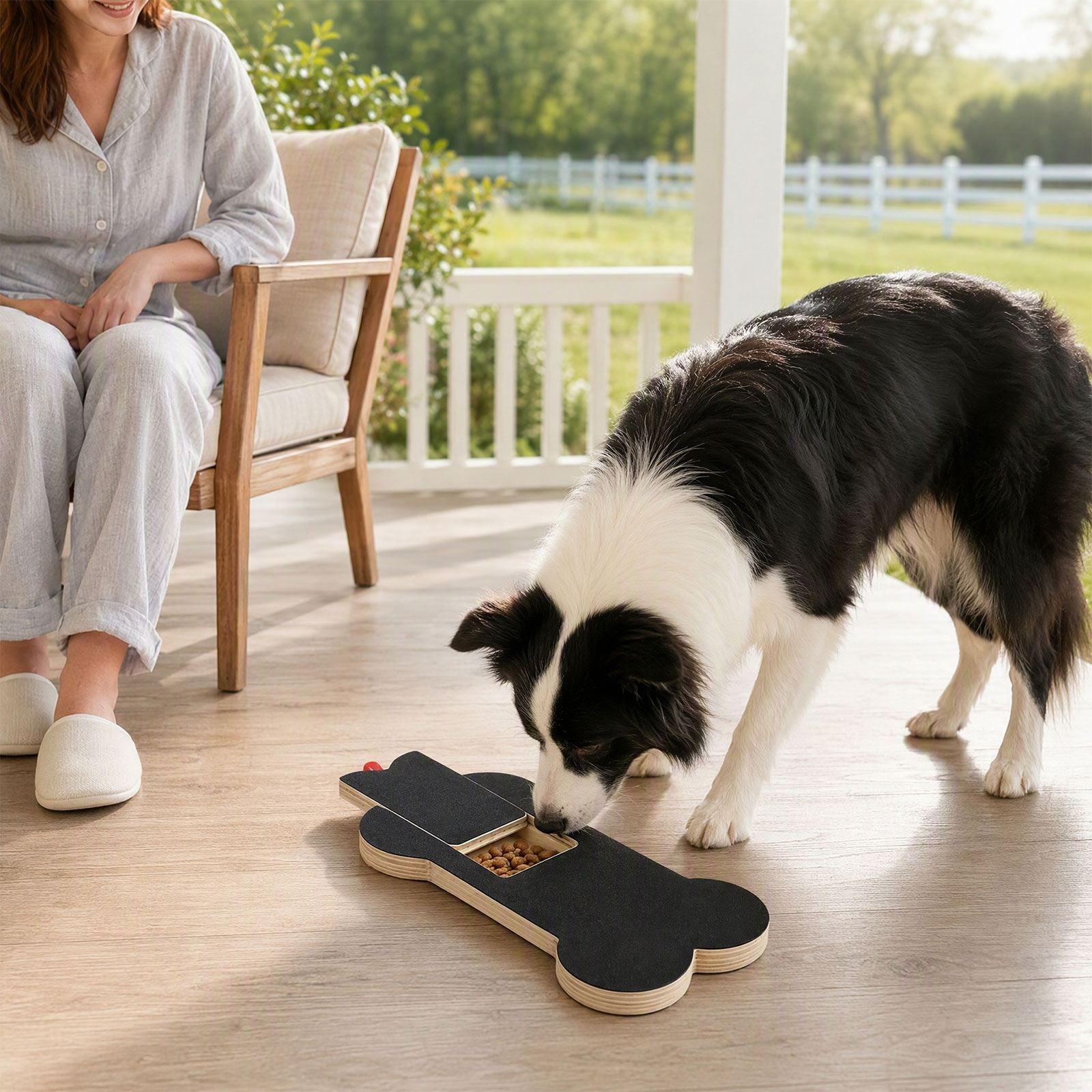 Tabla de madera para rascar la - Interactive Squeaky Plush Dog Toy reseña y precio