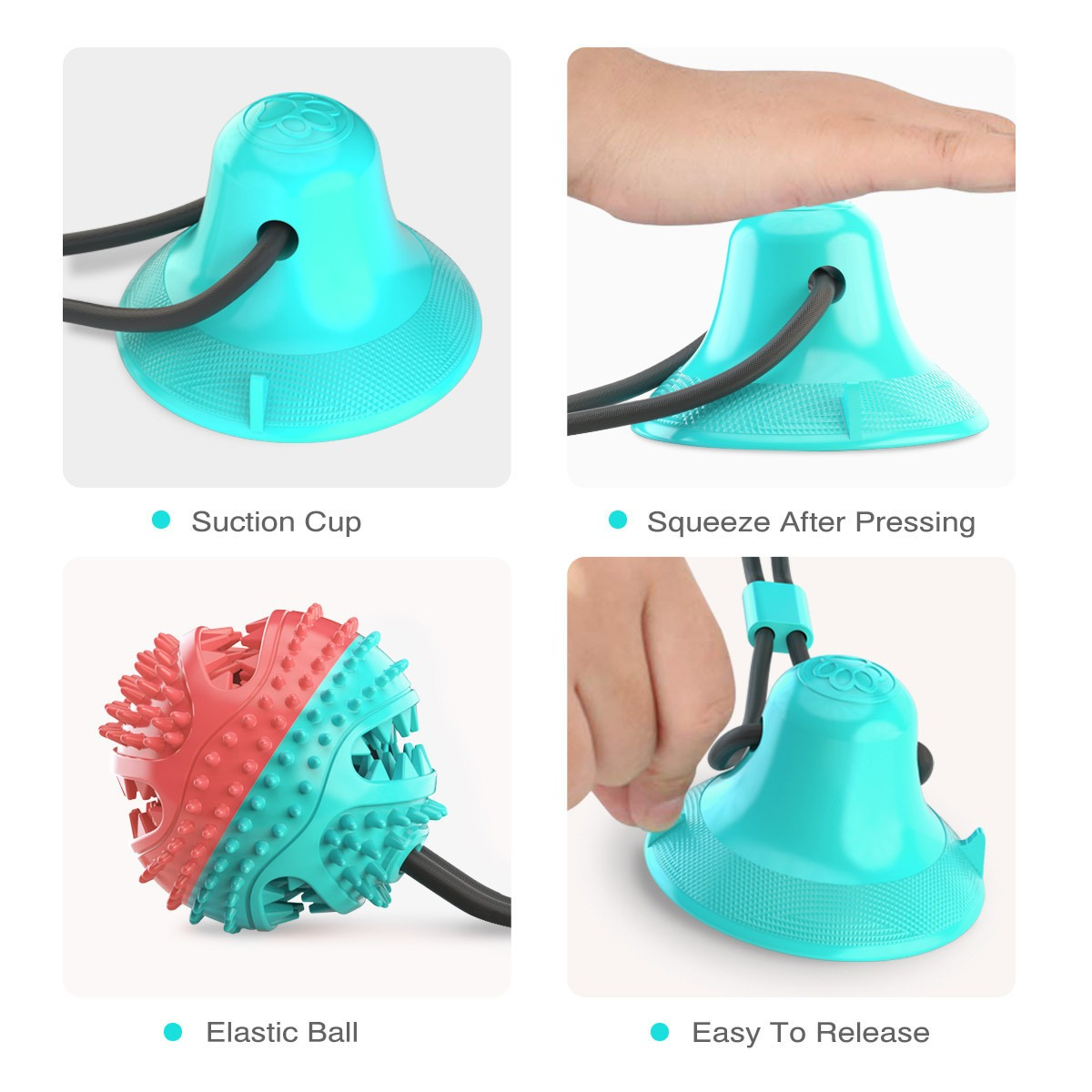 Juguetes para masticar para pe - Rubber Treat Dispensing Dog Toy reseña y precio