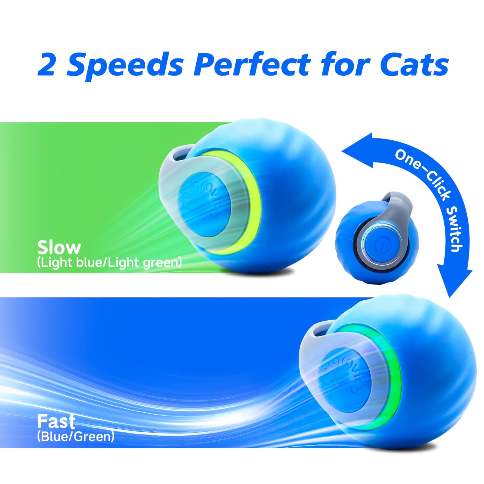 Pelota interactiva para gatos, - Automatic Moving Dog Ball reseña y precio