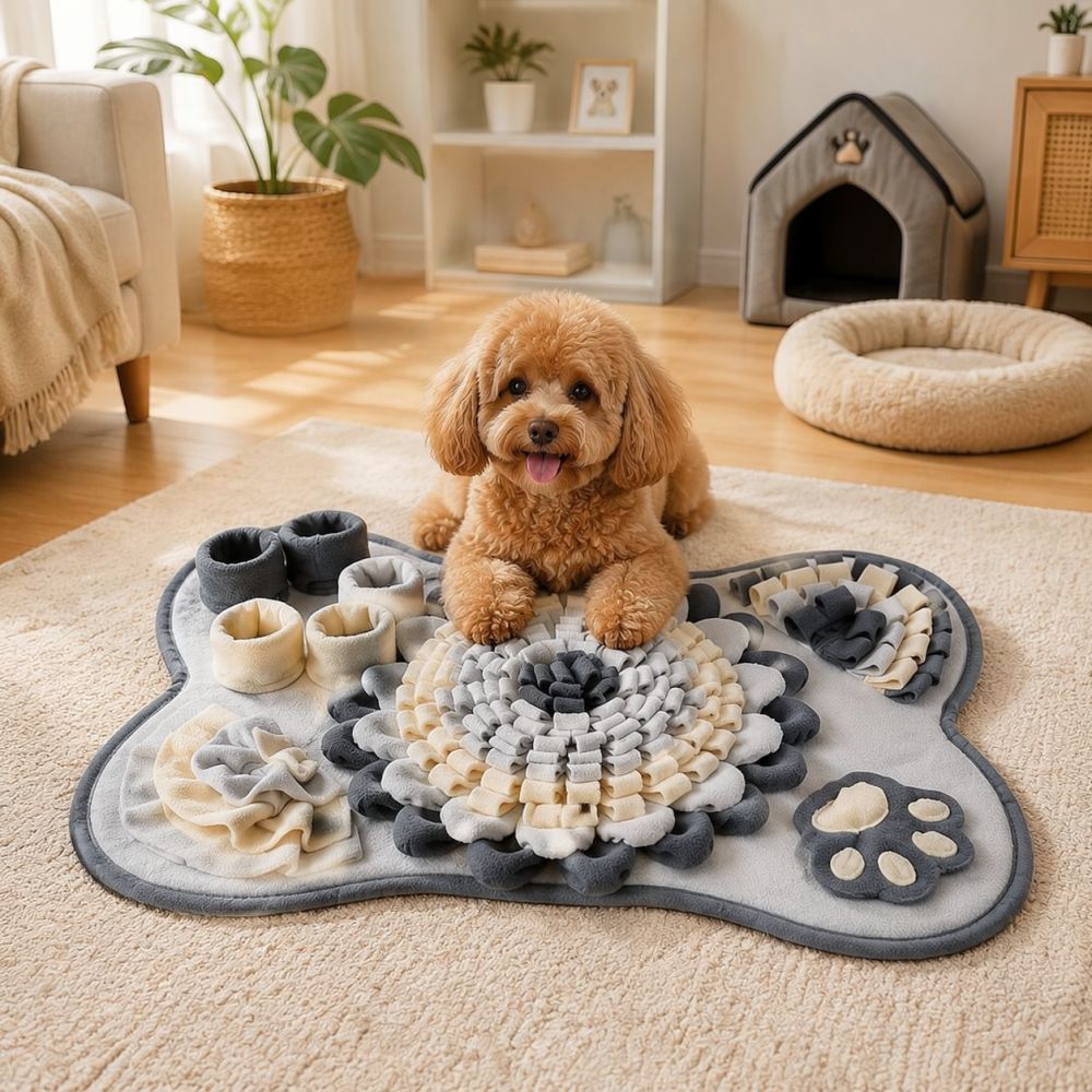 Alfombra olfativa con forma de - Dog Puzzle Feeder Toy reseña y precio